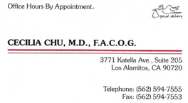 Ceclia Chu, M.D.